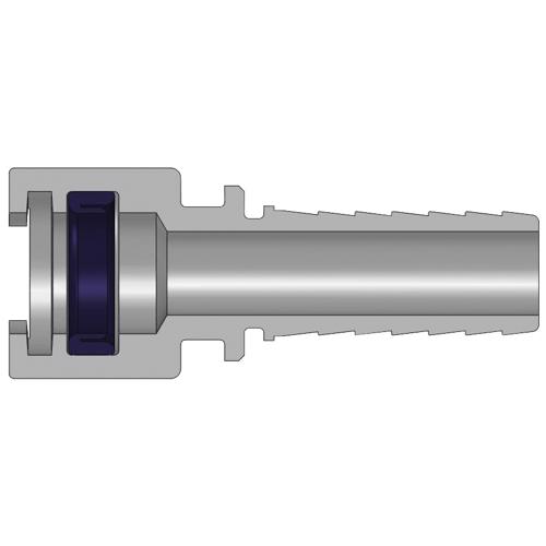 Brass Dix-Lock™ N-Series Bowes Interchange Coupler Standard Hose Barb